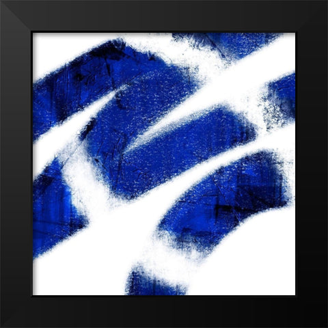 Indigo Prophecy 4 Black Modern Wood Framed Art Print by Prime, Marcus