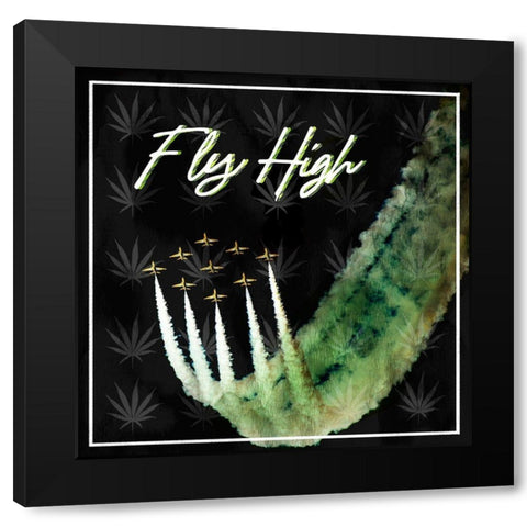 Fly High 1 Black Modern Wood Framed Art Print by Prime, Marcus