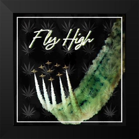 Fly High 1 Black Modern Wood Framed Art Print by Prime, Marcus