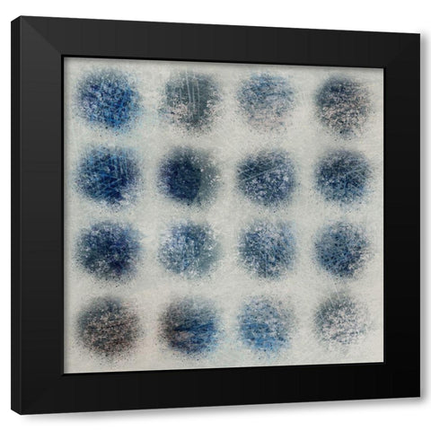 Arranged Droplets Black Modern Wood Framed Art Print by Prime, Marcus