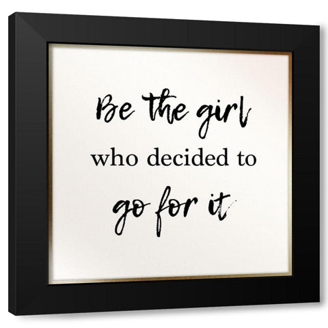 Golden Girl 1 Black Modern Wood Framed Art Print by Prime, Marcus