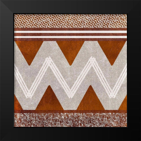 Boho Supreme Black Modern Wood Framed Art Print by Prime, Marcus