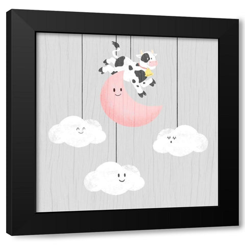 Night Friends 4 Black Modern Wood Framed Art Print by Prime, Marcus