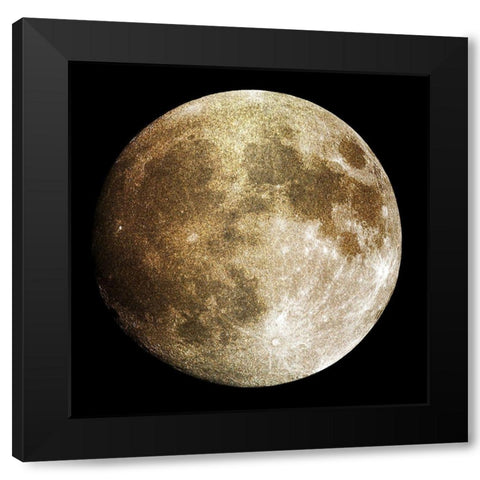 Lunar Metallics 2 Black Modern Wood Framed Art Print by Prime, Marcus