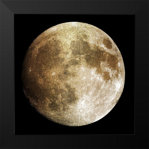 Lunar Metallics 2 Black Modern Wood Framed Art Print by Prime, Marcus