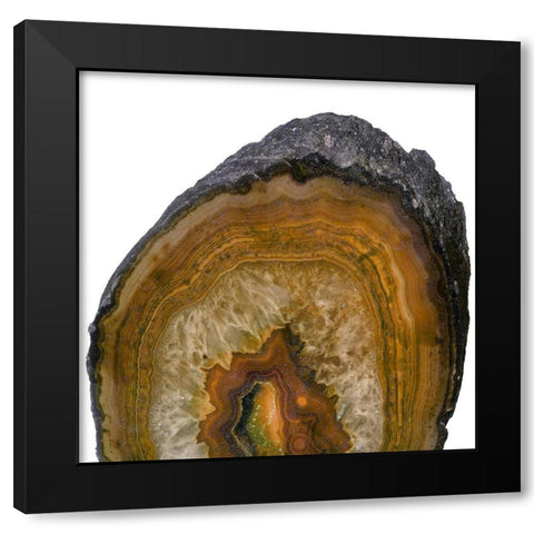 Bright Geode 1 Black Modern Wood Framed Art Print by Prime, Marcus