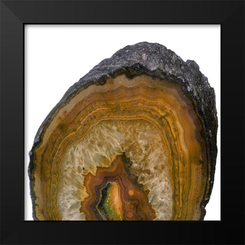 Bright Geode 1 Black Modern Wood Framed Art Print by Prime, Marcus