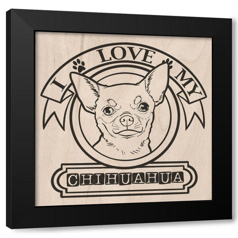 Pet Love 1 Black Modern Wood Framed Art Print with Double Matting by Prime, Marcus