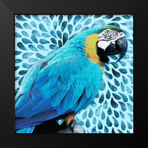 Tropical Views Black Modern Wood Framed Art Print by Prime, Marcus