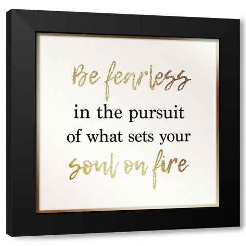 Soul On Fire 1 Black Modern Wood Framed Art Print with Double Matting by Prime, Marcus