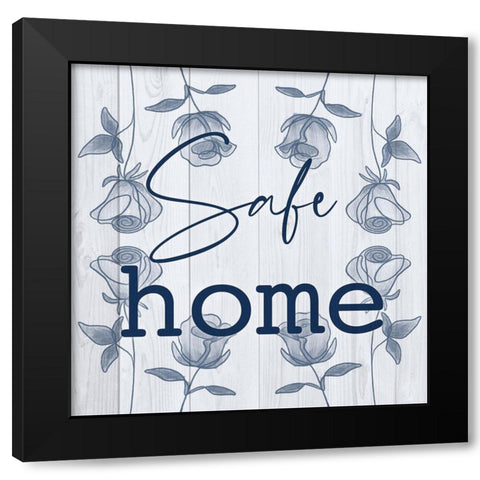 Safe Home Black Modern Wood Framed Art Print by Prime, Marcus
