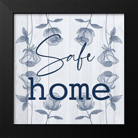 Safe Home Black Modern Wood Framed Art Print by Prime, Marcus