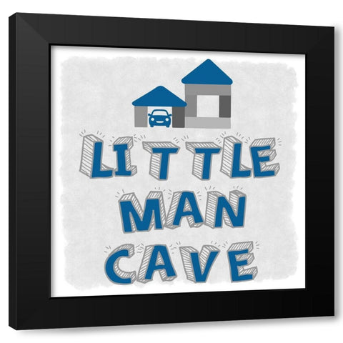 Little Car Cave Black Modern Wood Framed Art Print by Prime, Marcus