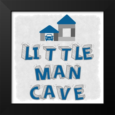 Little Car Cave Black Modern Wood Framed Art Print by Prime, Marcus