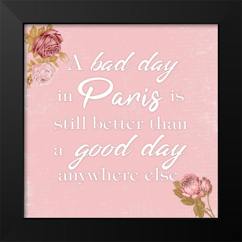 A Good Day Black Modern Wood Framed Art Print by Prime, Marcus