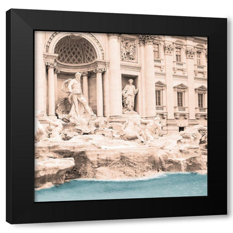 Fontana Di Trevi 3 Black Modern Wood Framed Art Print by Prime, Marcus