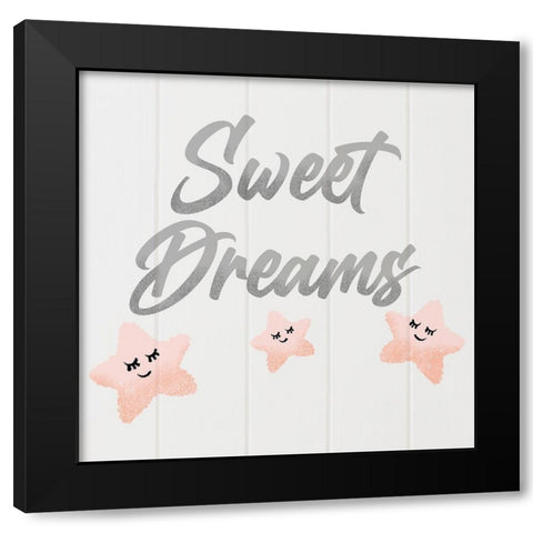 Sleepy Friends 1 Black Modern Wood Framed Art Print by Prime, Marcus
