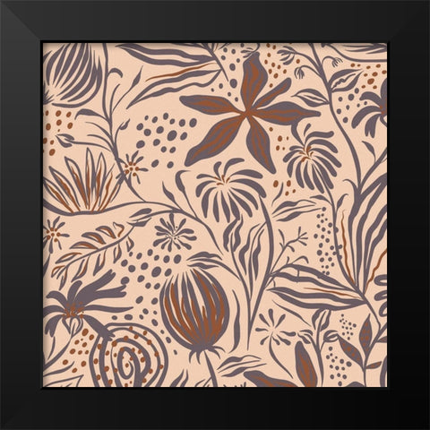 Warm And Natural Black Modern Wood Framed Art Print by Prime, Marcus