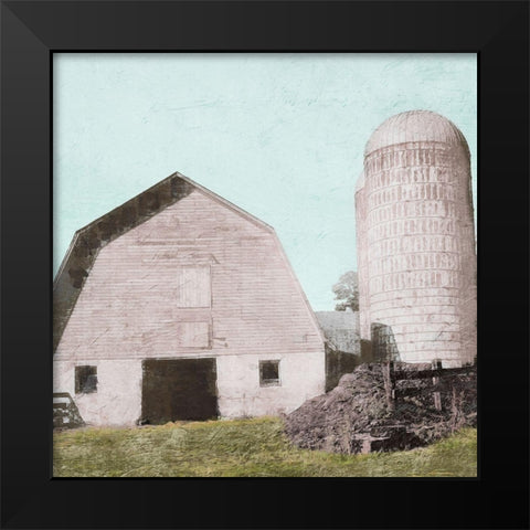 Spring Silos Black Modern Wood Framed Art Print by Prime, Marcus