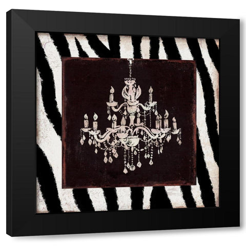 Safari Bath 2 Black Modern Wood Framed Art Print with Double Matting by Prime, Marcus