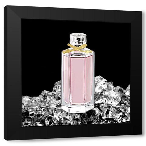 Fashion Perfume Black Modern Wood Framed Art Print by Prime, Marcus