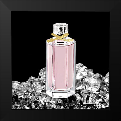 Fashion Perfume Black Modern Wood Framed Art Print by Prime, Marcus