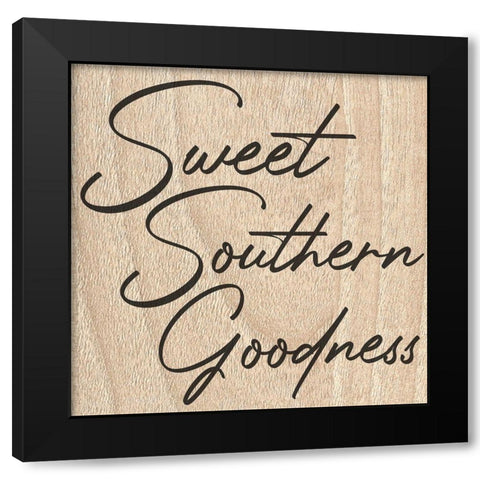 Sweet Southern Goodness Black Modern Wood Framed Art Print with Double Matting by Prime, Marcus