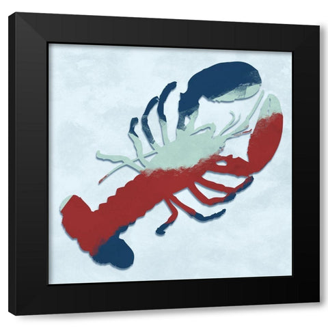 Crawling Sea Life Black Modern Wood Framed Art Print by Prime, Marcus