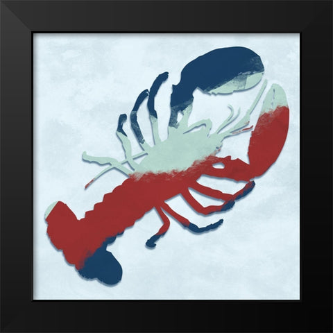 Crawling Sea Life Black Modern Wood Framed Art Print by Prime, Marcus