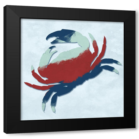 Crawling Sea Life Black Modern Wood Framed Art Print by Prime, Marcus