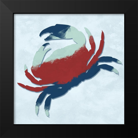 Crawling Sea Life Black Modern Wood Framed Art Print by Prime, Marcus