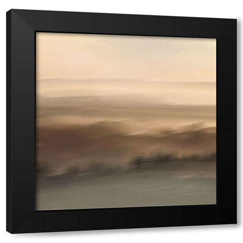 Distant Fields 1 Black Modern Wood Framed Art Print with Double Matting by Prime, Marcus