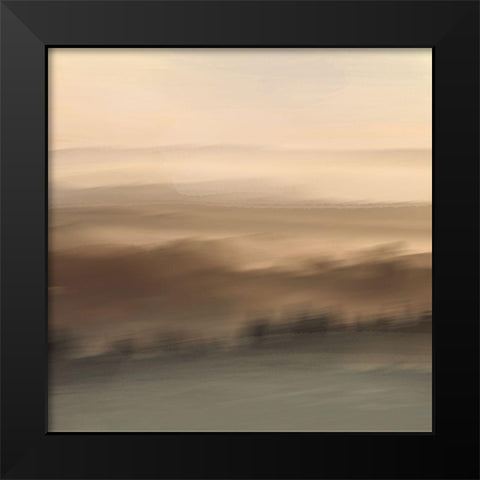 Distant Fields 1 Black Modern Wood Framed Art Print by Prime, Marcus