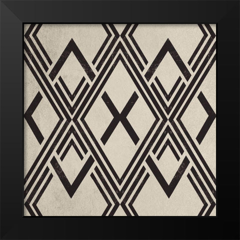 Triangular Majesty Black Modern Wood Framed Art Print by Prime, Marcus