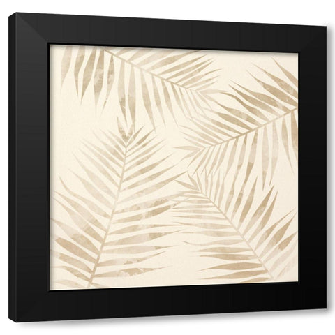 Jungle Foliage Black Modern Wood Framed Art Print with Double Matting by Prime, Marcus