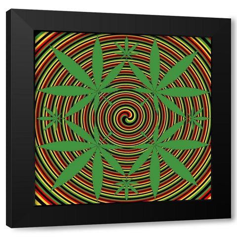 Deep Thoughts Black Modern Wood Framed Art Print by Prime, Marcus