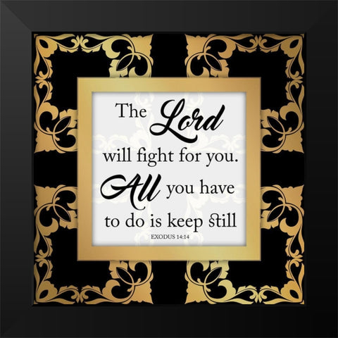 Keep Still Black Modern Wood Framed Art Print by Prime, Marcus