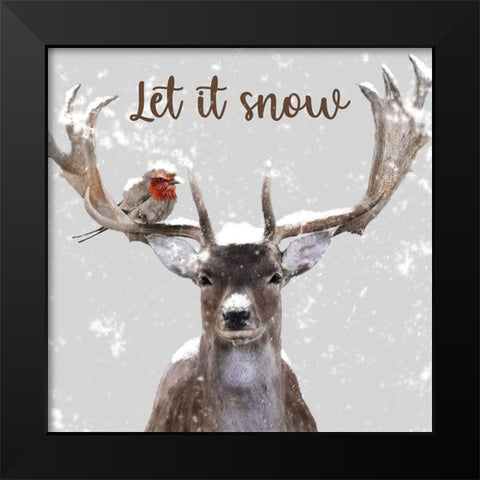 Let In School Black Modern Wood Framed Art Print by Prime, Marcus