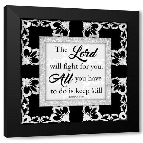 Keep Still 2 Black Modern Wood Framed Art Print with Double Matting by Prime, Marcus