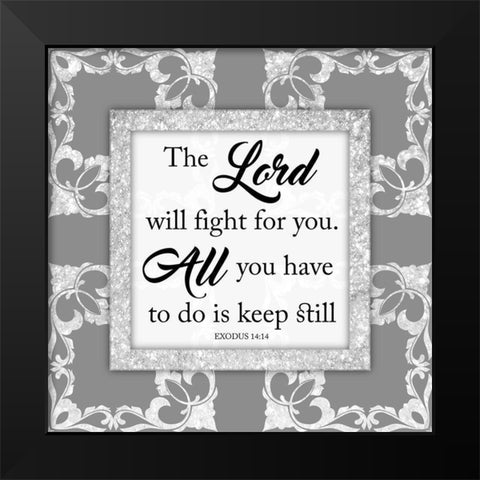 Keep Still 1 Black Modern Wood Framed Art Print by Prime, Marcus