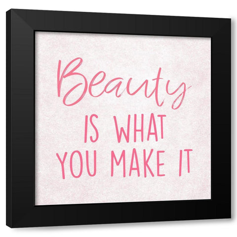 Making Beauty 2 Black Modern Wood Framed Art Print with Double Matting by Prime, Marcus