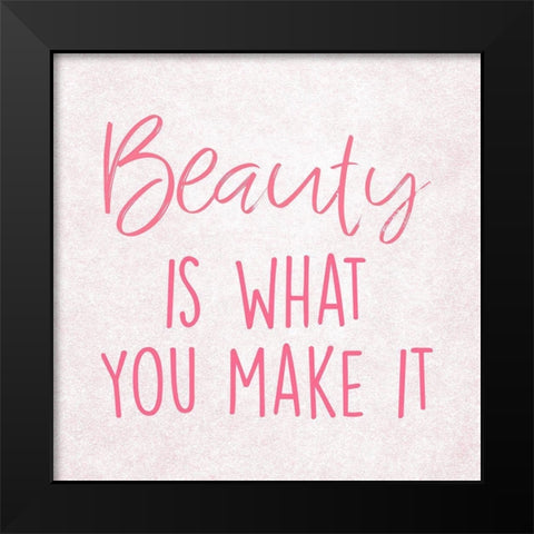 Making Beauty 2 Black Modern Wood Framed Art Print by Prime, Marcus