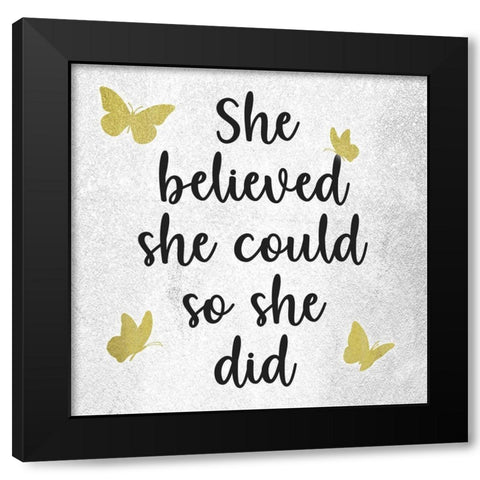 Breathtaking Belief 1 Black Modern Wood Framed Art Print by Prime, Marcus