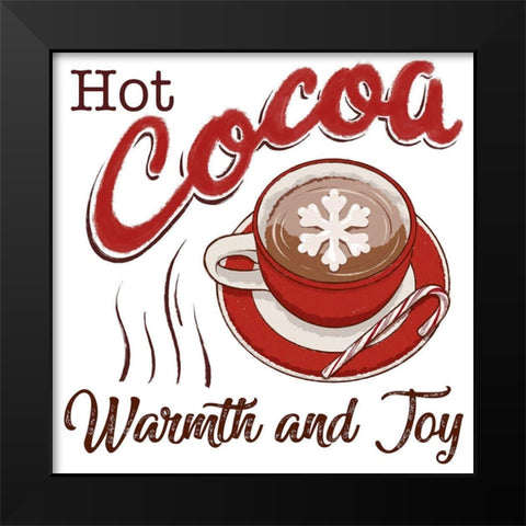 Warmth And Joy Black Modern Wood Framed Art Print by Prime, Marcus