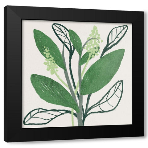 Fall Geometry 2 Black Modern Wood Framed Art Print by Prime, Marcus