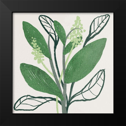 Fall Geometry 2 Black Modern Wood Framed Art Print by Prime, Marcus