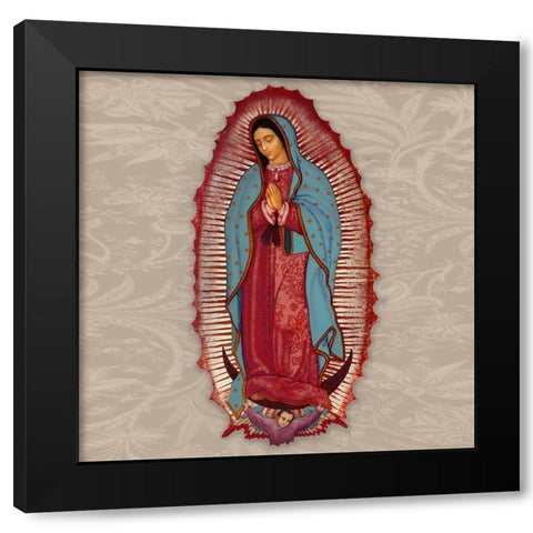 Loved Guadalupe 1 Black Modern Wood Framed Art Print by Prime, Marcus