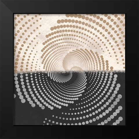 Articulated Surface Black Modern Wood Framed Art Print by Prime, Marcus