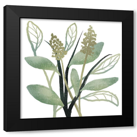 Intertwined Vibrant Foliage 2 Black Modern Wood Framed Art Print by Prime, Marcus