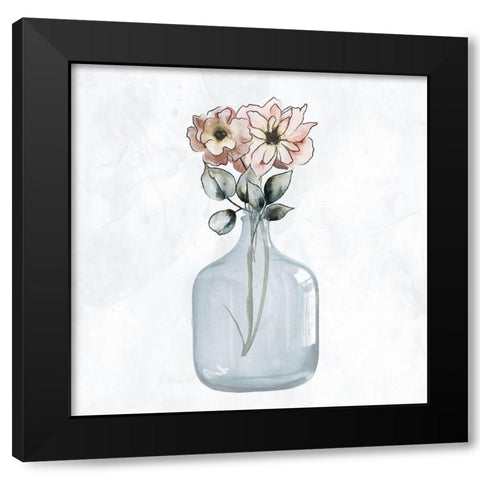 Blossom Cluster 1 Black Modern Wood Framed Art Print with Double Matting by Prime, Marcus